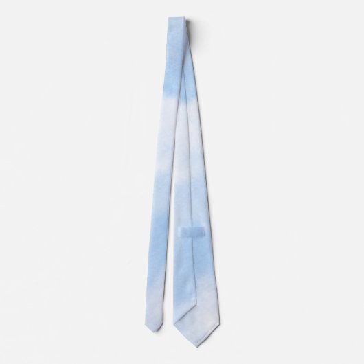 モダン水彩青雲 ネクタイ (裏面)