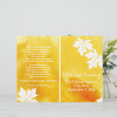 モダン水彩黄色結婚式 (スタンド正面)