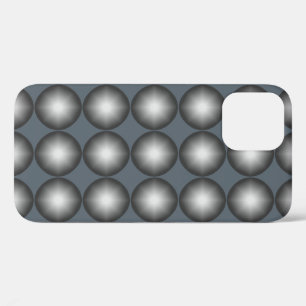 モダン水玉模様パターン iPhone 12ケース