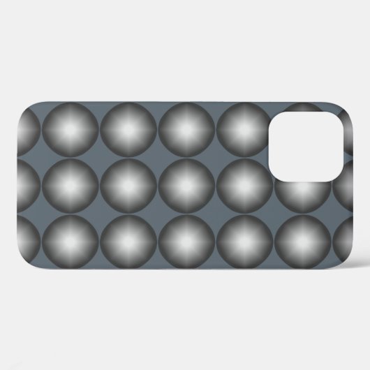 モダン水玉模様パターン Case-Mate iPhoneケース (裏面 (横))