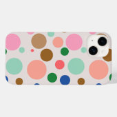 モダン水玉模様パターン Case-Mate iPhoneケース (裏面 (横))
