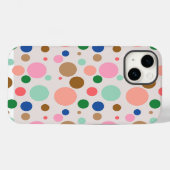 モダン水玉模様パターン Case-Mate iPhoneケース (裏面 (横))
