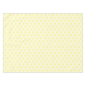 モダン水玉模様 | エレガントアイボリー及びクリーム テーブルクロス (正面(横))