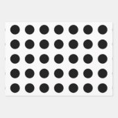 モダン水玉模様 ラッピングペーパーシート (正面3)