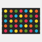 モダン水玉模様 ラッピングペーパーシート (正面)