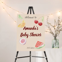 モダン水男女兼用色フルーツ赤ちゃんシャワー