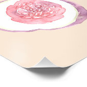 モダン水男女兼用色フルーツ赤ちゃんシャワー ポスター (コーナー)