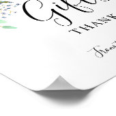 モダン水素朴エレガント色 ポスター (角)