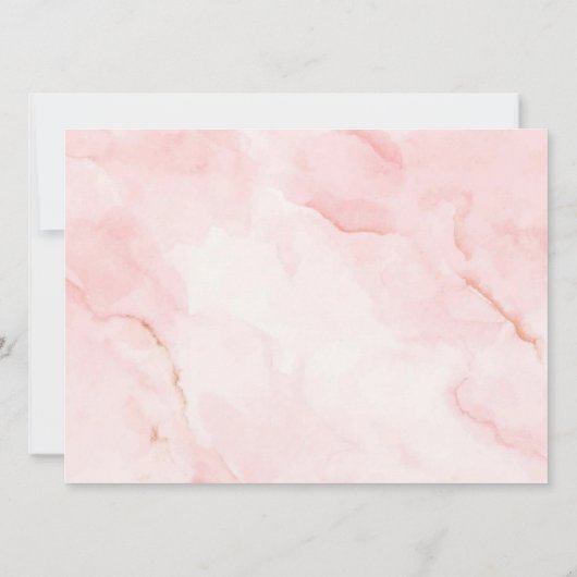 モダン水色の可愛結婚い セーブザデート (裏面)