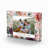 モダン水色フローラエレガント科 フォトブロック (右)