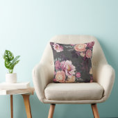 モダン水色フローラエレガント クッション (椅子)