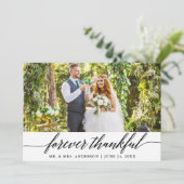 モダン永遠に感謝の書結婚道 サンキューカード (スタンド正面)