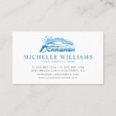 モダン洗車会社 名刺 (裏面)