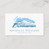 モダン洗車会社 名刺 (正面)