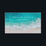 モダン海ビーチタイポグラフィ 名刺<br><div class="desc">モダン海ミニマルビーチタイポグラフィシエレガントック名刺。</div>