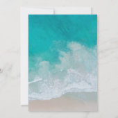 モダン海ビーチ台本エレガント砂 (裏面)