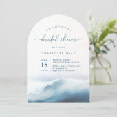 モダン海ブライダルシャワービーチ 招待状 (スタンド正面)