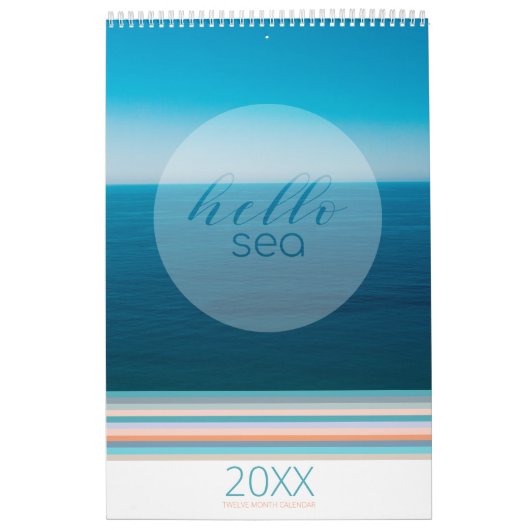 モダン海引用文カレンダー カレンダー (カバー)