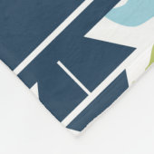 モダン海生き物，海の動物，航海のカスタム フリースブランケット (角)