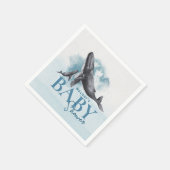 モダン海素朴ベビシャワーナプキンス スタンダードカクテルナプキン (角)