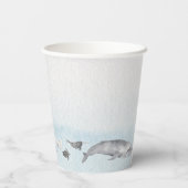 モダン海素朴ベビー紙カップ 紙コップ (裏面)