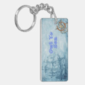 モダン海 キーホルダー (正面左)