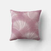 モダン淡い色のスタイリッシュピンクのバラエレガント模様 クッション (裏面)