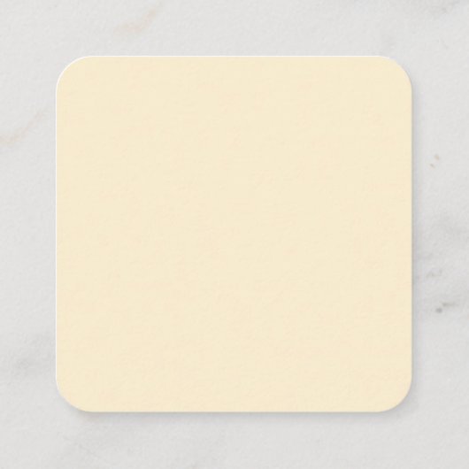 モダン淡い色のミニマル黄色RSVP QRコードカード エンクロージャーカード (裏面)