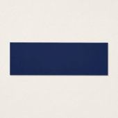 モダン深いインディゴ結婚ブルーのウェブサイトRSVP (裏面)