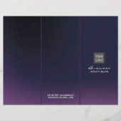 モダン深いパープル美しいサロンスパ3倍 (正面)