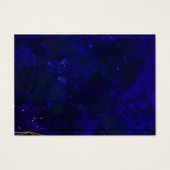 モダン深いブルー書道結婚式レセプション (裏面)