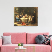 モダン深夜の会話 キャンバスプリント (インサイチュ (リビング))