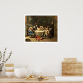 モダン深夜の会話 ポスター (キッチン)