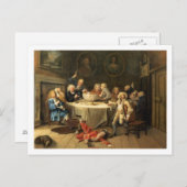 モダン深夜の会話 ポストカード (正面/裏面)