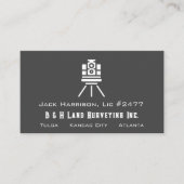 モダン測量士QRコード 名刺 (正面)