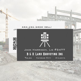 モダン測量士QRコード 名刺