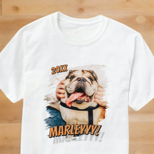 モダン漫画シンプルクールグランジカスタムPET PHOTO Tシャツ