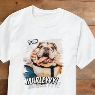 モダン漫画シンプルクールグランジカスタムPET PHOTO Tシャツ