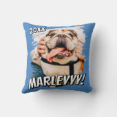 モダン漫画シンプルグランジカスタムPet Photo クッション (裏面)