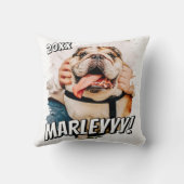 モダン漫画シンプルグランジカスタムPet Photo クッション (裏面)