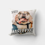 モダン漫画シンプルグランジカスタムPet Photo クッション (正面)