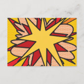 モダン漫画ブック結婚の宿泊詳細 エンクロージャーカード (裏面)