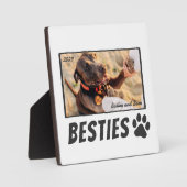 モダン漫画ペットポーベスティフリ最高のーズBFF写真 フォトプラーク (正面)