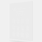 モダン澄ん座席表 アクリルサイン (傾斜)