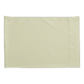 モダン無地のモノグラムの緑 枕カバー (裏面-右)