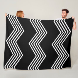 モダン無地の図形パターン1 フリースブランケット