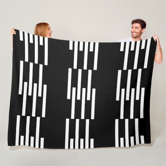 モダン無地の図形パターン2 フリースブランケット (インサイチュ)