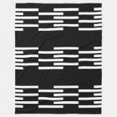 モダン無地の図形パターン2 フリースブランケット (正面)