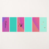 モダン無地の環境にやさしとレインボー色 ヨガマット (正面(横))