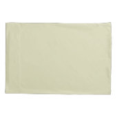 モダン無地の緑 枕カバー (裏面-左)